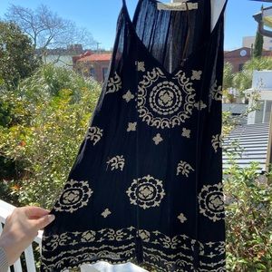 Gold embroidered top